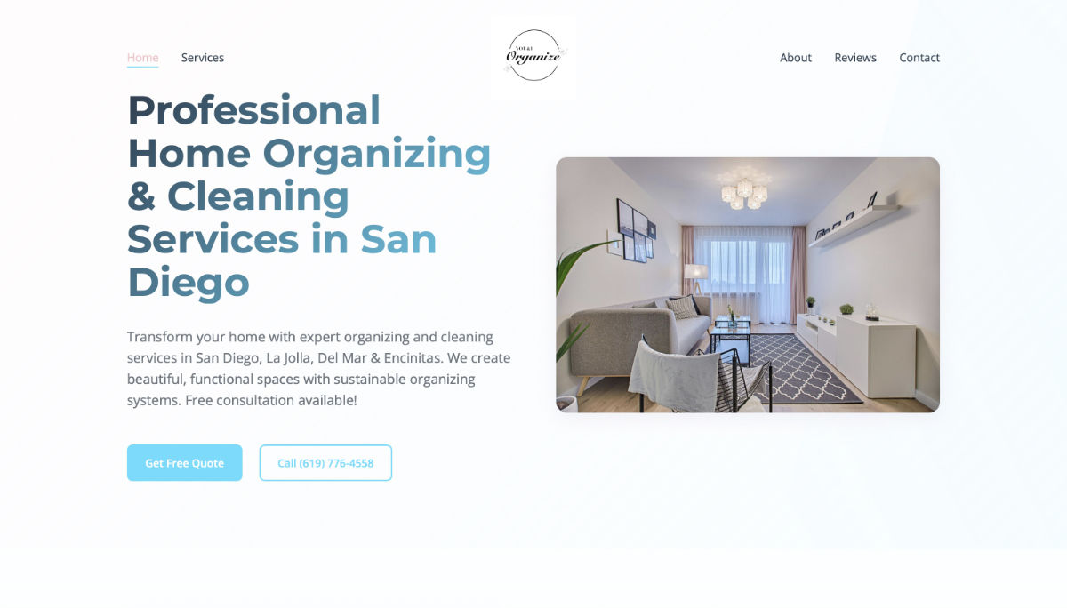 You and I Organize - Home Organizing & Cleaning by Causory Web Design